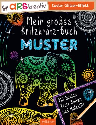 Buch - arsKreativ: Mein großes Kritzkratz-Buch Muster