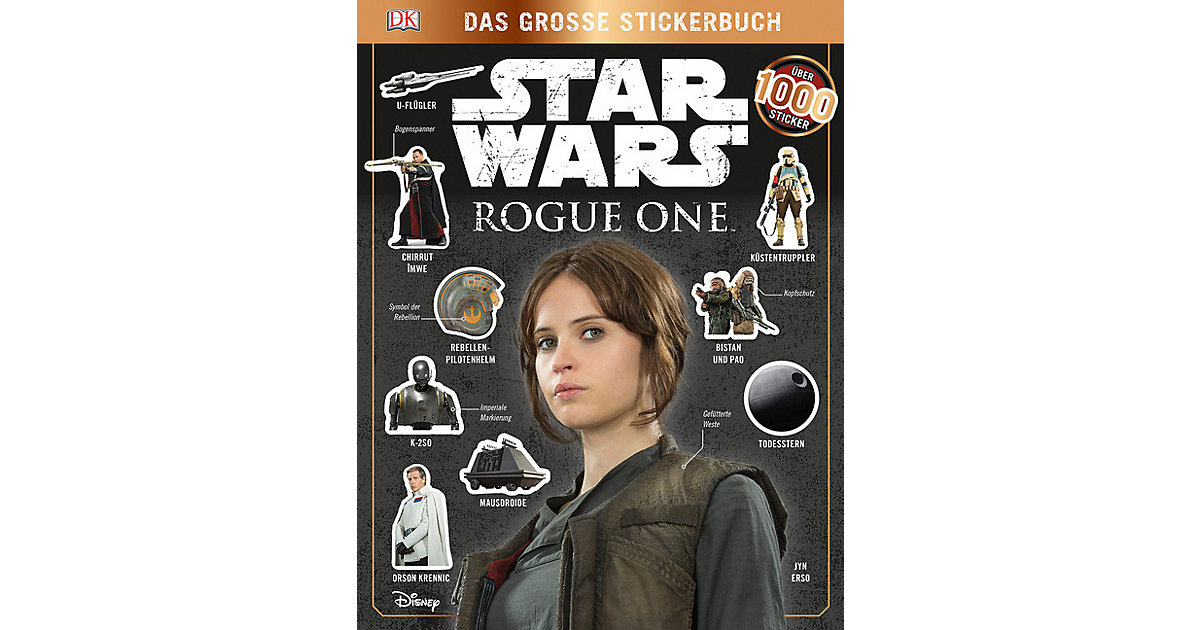 Buch - Star Wars Rogue One: Das große Stickerbuch