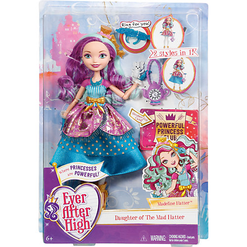 Кукла Мэдлин Хэттер из серии "Отважные принцессы", Ever After High от Mattel