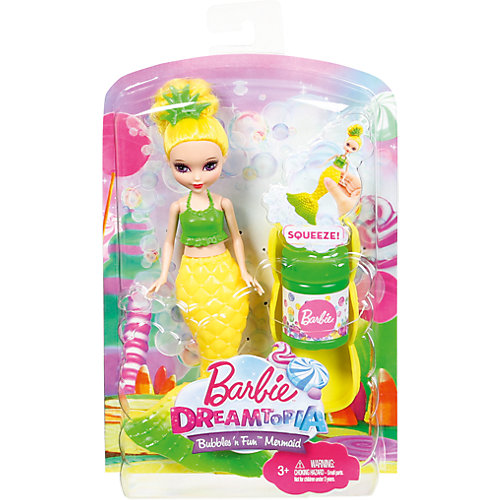 Маленькая русалочка Barbie с пузырьками, в жёлтом от Mattel
