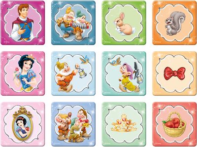 Пазлы Влюблённая Белоснежка, 2 в 1 + мемо