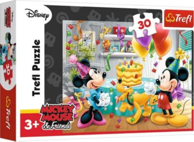 Puzzle Pappe Trefl 100 Teile Disney Mickey Mouse und Donald Duck NEU 16291 