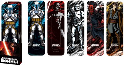 Набор фигурных закладок "Star Wars" (5 шт)