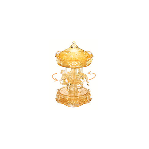 Кристаллический пазл 3D "Золотая карусель", Crystal Puzzle от Crystal Puzzle