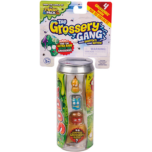 Фигурки "Банки содовой", 4 шт., The Grossery Gang от Moose