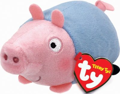 Мягкая игрушка "Свинка Джордж, 11х7х5 см", Teeny Tys, Ty