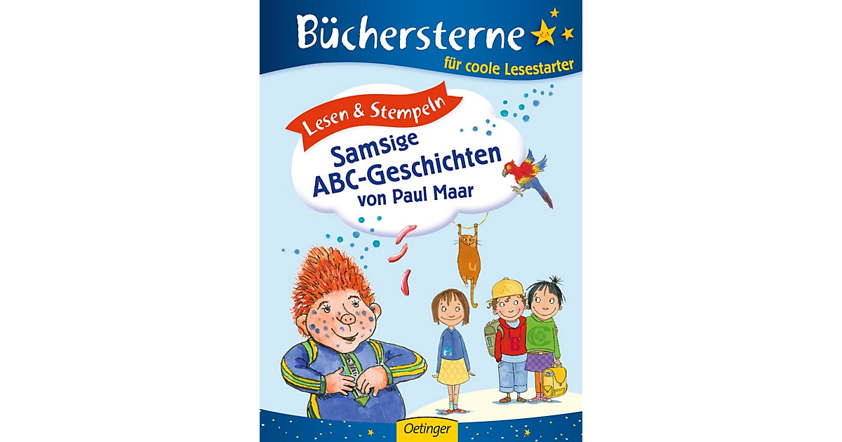 Buch - Büchersterne coole Lesestarter: Lesen & Stempeln - Samsige ABC-Geschichten von Paul Maar Kinder