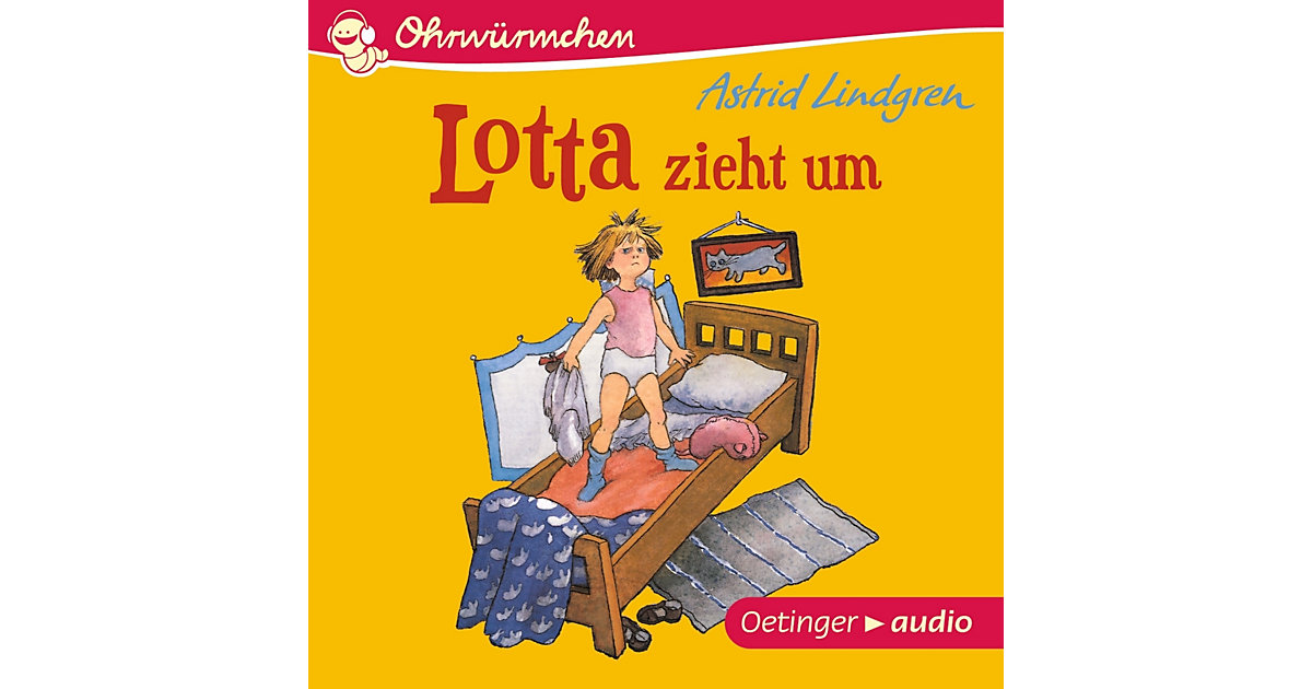 Ohrwürmchen: Lotta zieht um, 1 Audio-CD Hörbuch