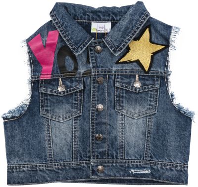 Жилет джинсовый для девочки S'cool
