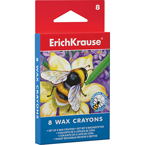 Восковые мелки Erich Krause, 8 цветов от Erich Krause