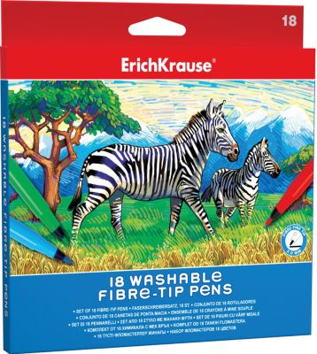 Фломастеры "Erichkrause", 18 цветов