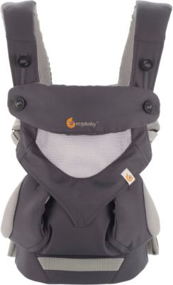 ergobaby babytrage 360 cool air carbon grey