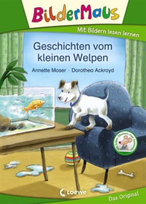 Image of Buch - Bildermaus: Geschichten vom kleinen Welpen, 1. Lesestufe