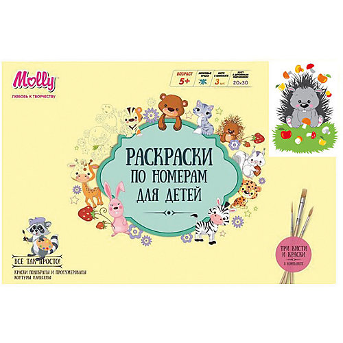 Набор юного художника "Маленький грибник", 20*30 см от Molly
