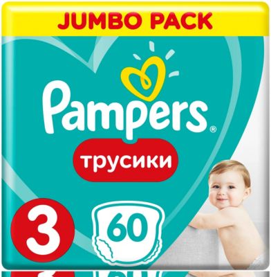 Трусики Pampers Pants, 6-11кг, 60 шт