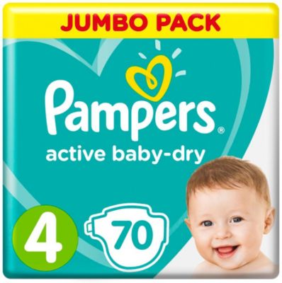 Подгузники Pampers Active Baby-Dry, 8-14 кг, 70 шт