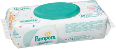 Салфетки детские влажные Pampers  Sensitive, 56 шт., Pampers