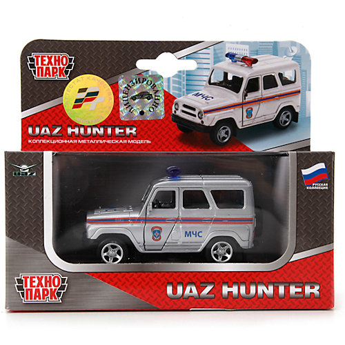 Машинка Технопарк "YAZ Hunter" МЧС, 8,5 см от ТЕХНОПАРК