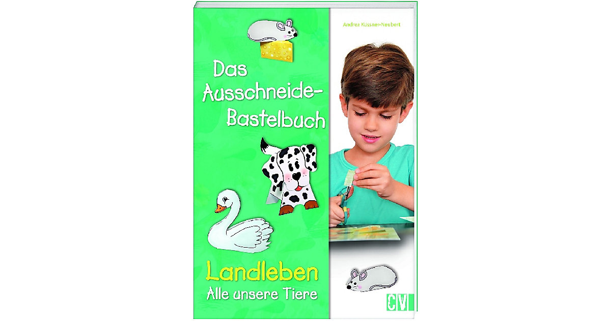 Buch - Das Ausschneide-Bastelbuch: Landleben - Alle unsere Tiere