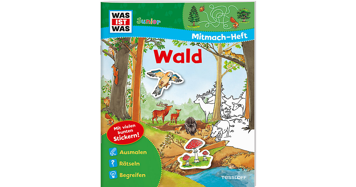 Buch - WAS IST WAS Junior: Wald, Mitmach-Heft