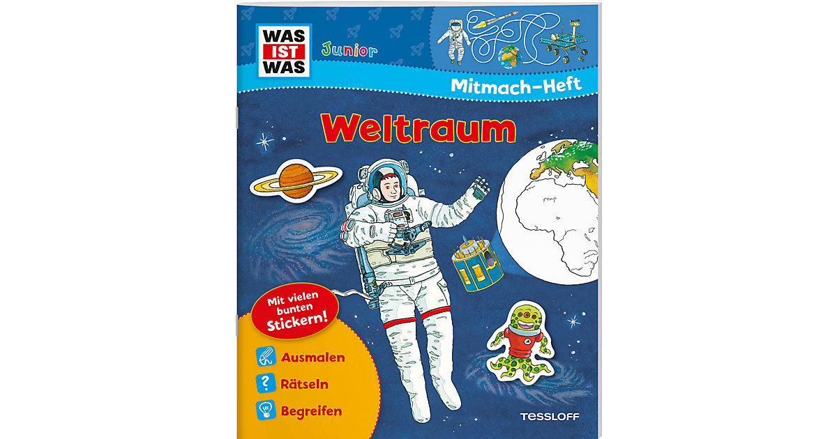 Buch - WAS IST WAS Junior: Weltraum, Mitmach-Heft