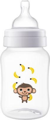Klassik+ Flasche SCF574/11, 260 ml, Affe mehrfarbig
