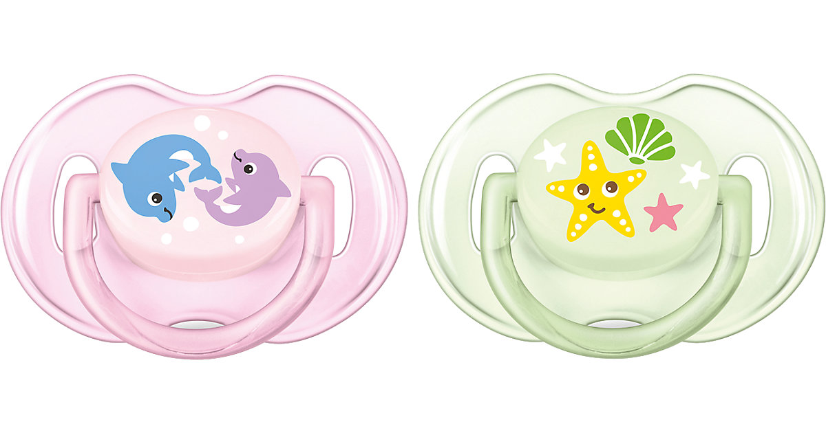 Philips AVENT · PHILIPS AVENT Schnuller SCF169/36 Klassik 0 - 6 Monate 2er Pack Design: Sea für Mädchen Philips AVENT · PHILIPS AVENT Schnuller SCF169/36 Klassik 0 - 6 Monate 2er Pack Design: Sea für Mädchen