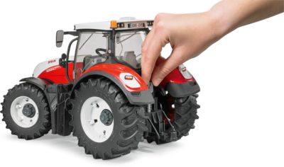 Bruder 03181 Steyr 6300 Terrus CVT mit Frontlader Traktor Bagger Spielzeugmodell 