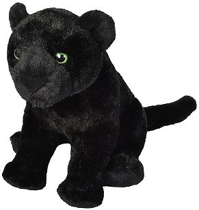 Jaguar Baby schwarz 20 cm Kuscheltier Stofftier Plüschtier Hansa Toy 6716 