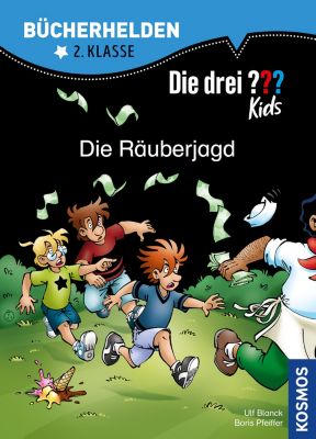 Image of Buch - Bücherhelden: Die drei ??? Kids - Die Räuberjagd, 2. Klasse