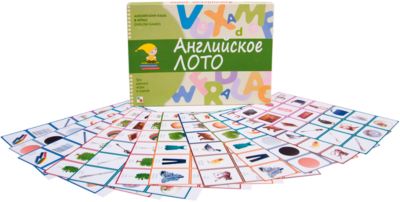 Карточки "Английский язык в играх: английское лото", Школа семи гномов