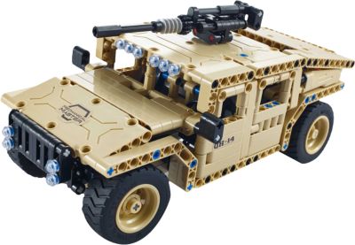 Конструктор электромеханический "Armed Off-road Vehicle"  502 детали, QiHui