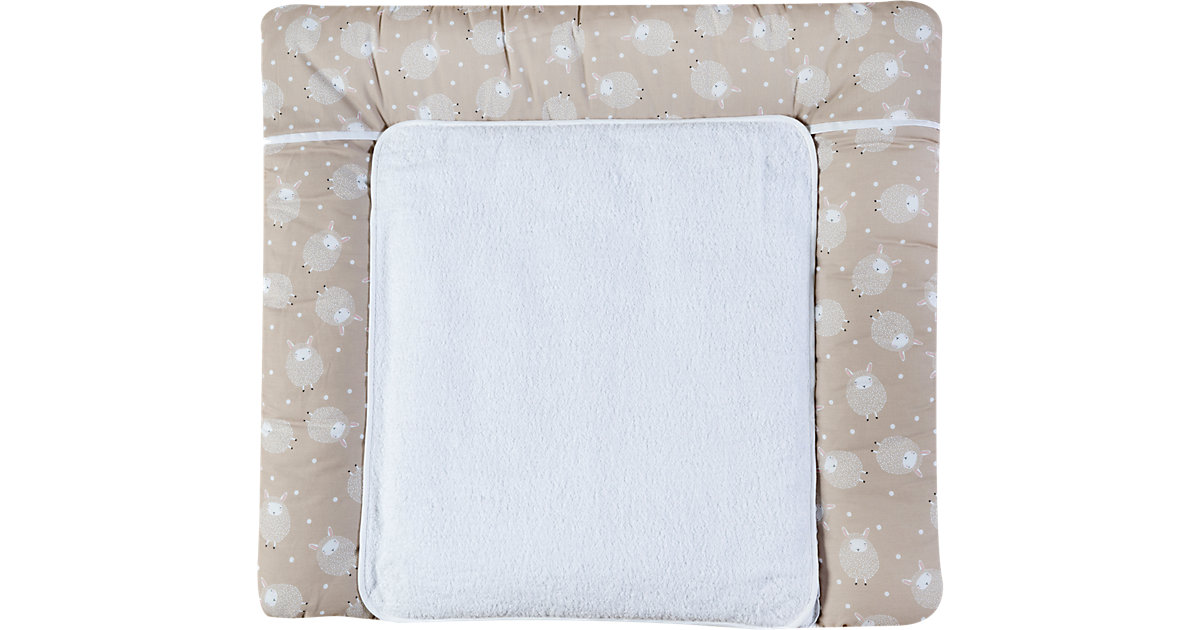 Schardt · Wickelauflage Frotteebezug Schäfchen, 80x75 cm, beige Gr. 75 x 80 Schardt · Wickelauflage Frotteebezug Schäfchen, 80x75 cm, beige Gr. 75 x 80