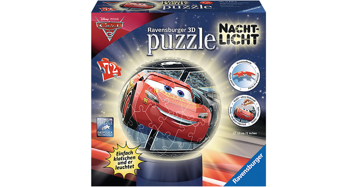 puzzleball® Nachtlicht Cars 3 - 72 Teile