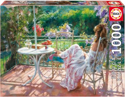 Пазл"Среди глициний, Винсент Ромеро", 1000 деталей, Educa