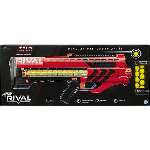 Бластер Nerf "Rival" Зевс, красный от Hasbro