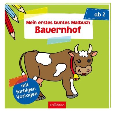 Image of Buch - Mein erstes buntes Malbuch - Bauernhof