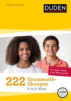 Buch - Duden 222 Grammatikübungen 5. bis 8. Klasse