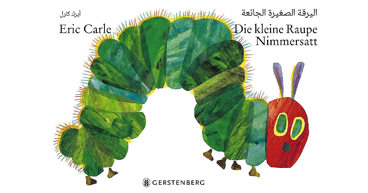 Buch - Die kleine Raupe Nimmersatt: Arabisch-deutsche Ausgabe