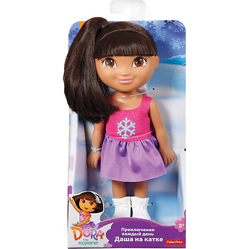 Кукла Даша-путешественница на катке, Fisher Price от Mattel