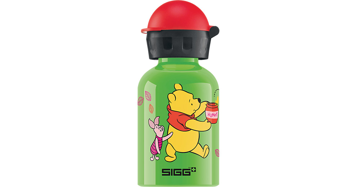 Alu-Trinkflasche Winnie the Pooh, 300 ml grün