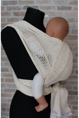 Слинг-шарф из хлопка плетеный размер s-m, Филап, Filt, экрю