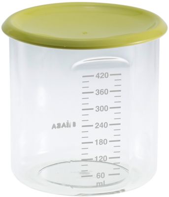 Контейнер для хранения Maxi+Portion 420мл, Beaba, салатовый