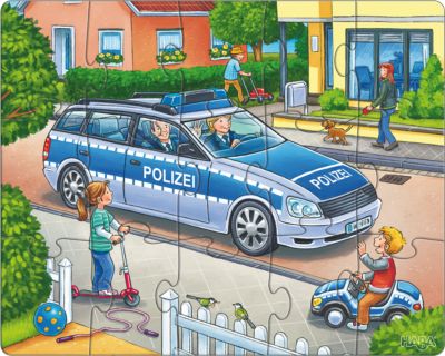 HABA 302759 Puzzles - 12/15/18 Teile - Polizei, Feuerwehr & Co. 2