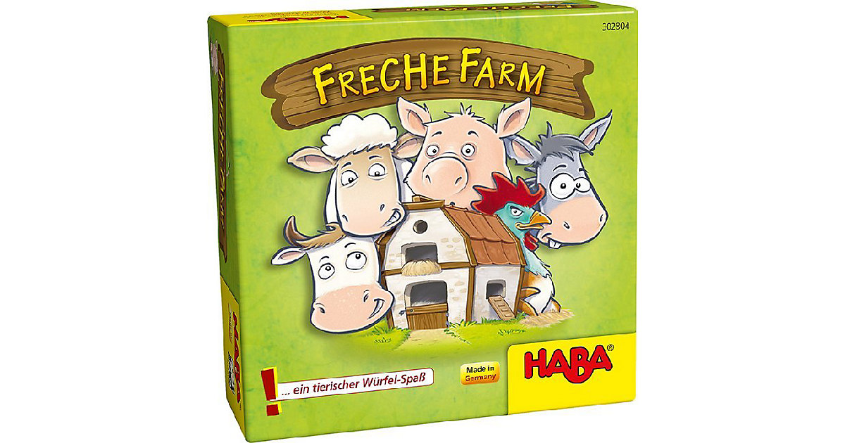 Brettspiele: HABA HABA 302804 Mitbringspiel Freche Farm