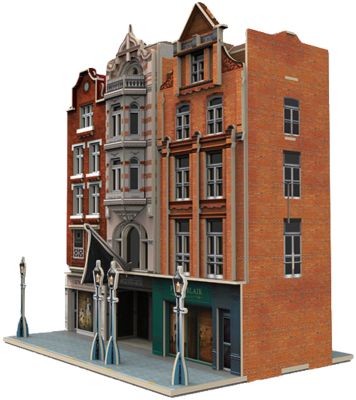 M�rklin Start Up Geb�udebausatz Gesch�ftsh�user(Puzzle)