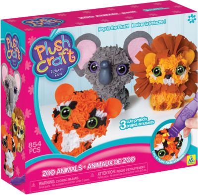 Plush Craft 3DMiniFiguren Zootiere, PlushCraft myToys