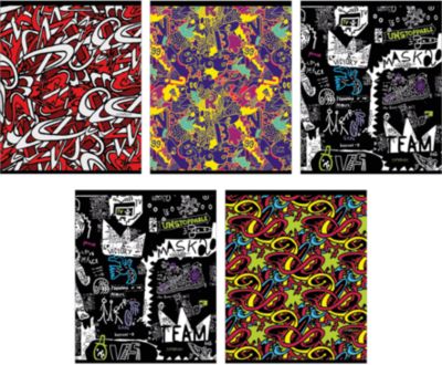 Комплект тетрадей "Граффити" (10 шт), 48 листов, Канц-Эксмо