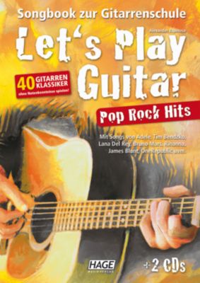 Buch - Let´s Play Guitar: Pop Rock Hits, mit 2 Audio-CDs