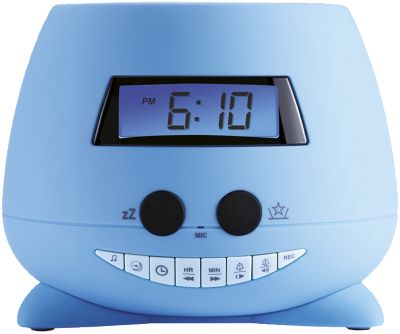 Kids-Wecker mit Projektion, blau